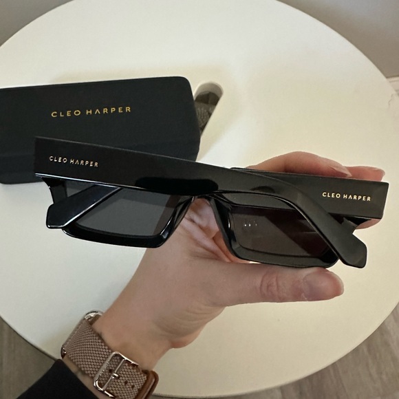 Cleo Harper Black Sunglasses - Picture 3 of 5